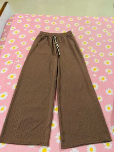 Brown Wide Leg Palazzo Pants