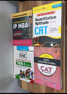 Exam Prep Books - MBA, CAT, SSC CGL