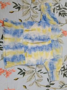 Tie-Dye Off-Shoulder Top