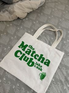 the matcha club tote bag