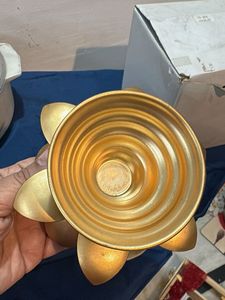 Lotus &amp; Small elephant Candle Holder