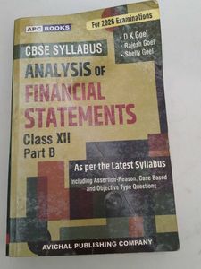CBSE Class XII Analysis of Financial Statements