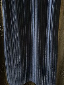 Elegant Navy Blue Velvet Cold Shoulder Dress