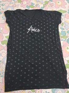 Cute Heart Print Pajama Set