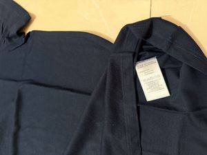 Fendi Roma Navy Cotton Polo TShirt