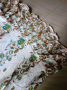 Boho Floral Smocked Maxi Dress
