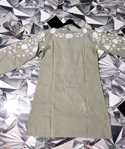 Hand Embroidered Cotton Kurti