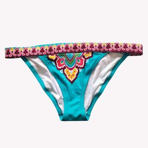 Vibrant Bikini Bottom with Bohemian Print 🆕