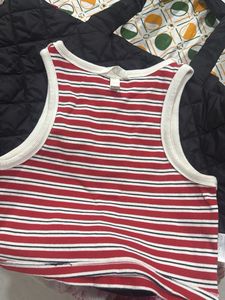 Red Striped Tank Top