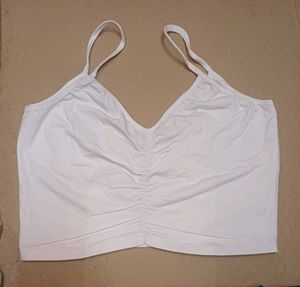 White Bralette Top