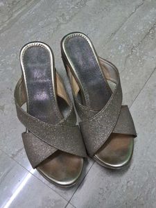 Sparkling Wedge Sandals