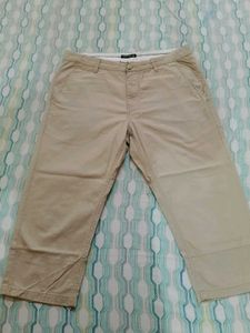 women Beige Casual Pants