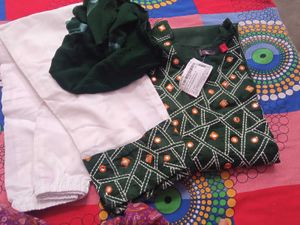 Kurti Bottom With Dupatta