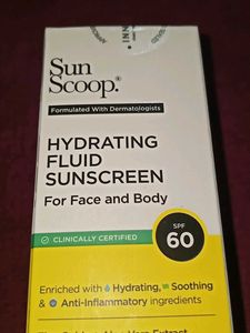 Sun Scoop Hydrating Fluid Sunscreen SPF 60