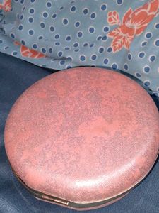 Sparkly Pink Round Clutch
