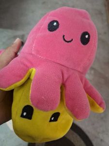 Reversible Octopus Plush Toy