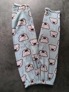 Cute Bear Fleece Pajama Pants
