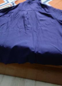 Elegant Deep blue Long Sleeve Shirt