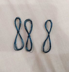 Blue Copper Enemelled  Crafting Thread Spools