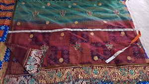 beautiful long net duppata