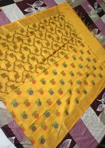 Yellow Embroidered Kurta Set with Dupatta