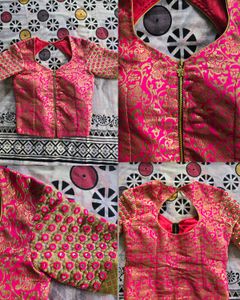 Pink &amp; Gold Blouse