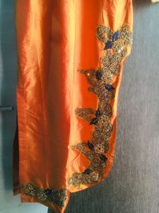 Elegant Orange Kurta