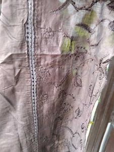 Embroidered Brown dupatta
