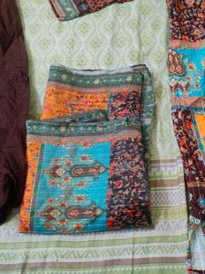 Boho Patchwork Print Kurta sets