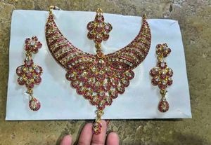 Exquisite Diamond Necklace & Earring Set