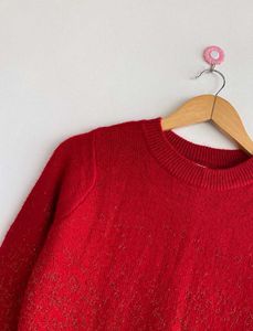 H&amp;M Red Pullover Sweater