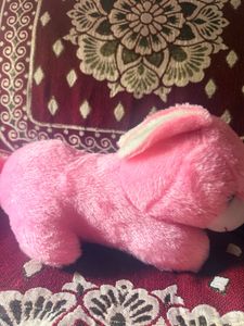 Pink Plush Bunny Toy teddy too