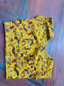 Yellow Printed Lehenga Choli Set