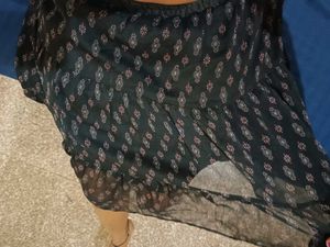 Boho Print Black Skirt