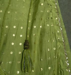 Elegant Lime Green Kurta amd jacket Set