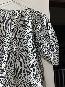 H&amp;M Animal Print Top