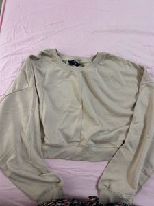 Max Comfortable Beige Sweatshirt