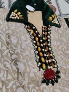 Embellished Kurta Top with dhoti