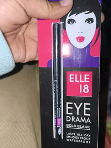 Elle 18 Eye Drama Bold Black Eyeliner