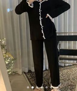 Chic Black Pajama Set S- M size