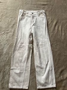 White Wide Leg Jeans