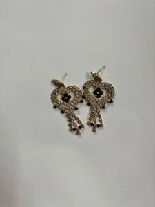 Sparkling Heart Necklace &amp; Earrings Set