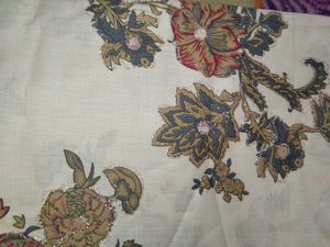 Floral Print Cotton Dress Material