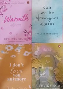 Collection of 4 Books by Rithvik Singh