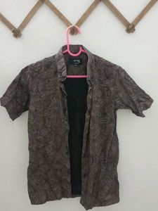 multi color ethnic overcoat shirt