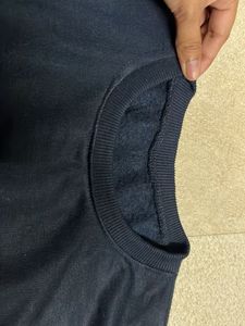 Navy Blue Pullover Sweatshirt