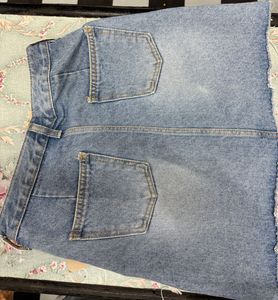 Denim shorts