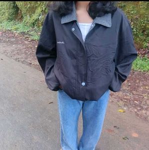 Color Block Windbreaker Jacket