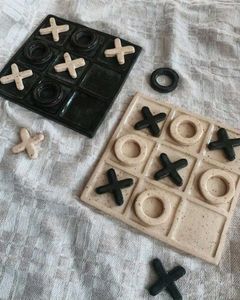 Ceramic Tic-Tac-Toe Game Set