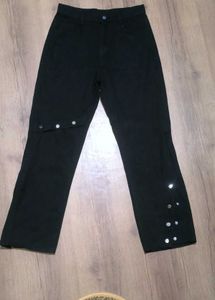 Black Embellished Jeans